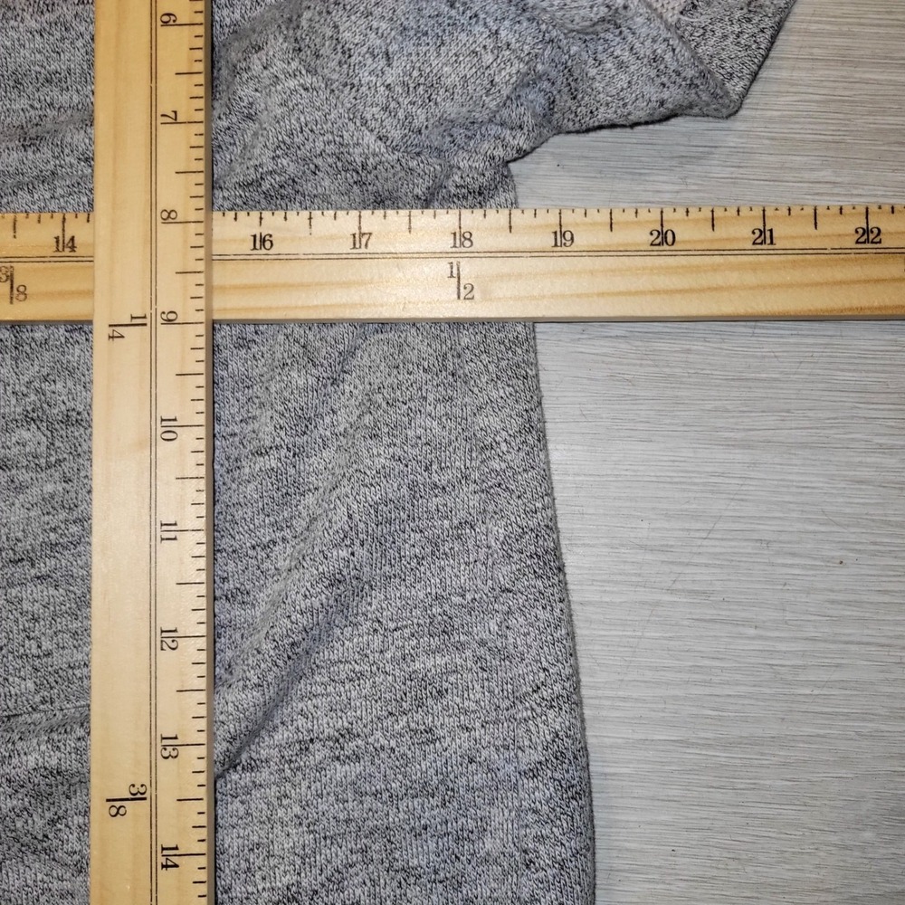 UGG Womens Heathered Grey French Terry T-Shirt Pocket Mini Dress M casual beach - Picture 9 of 10